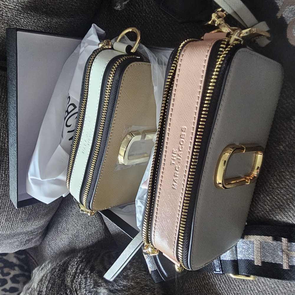 Gray and Pink Clutch with Modern Minimalist Design